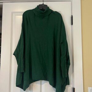 Alfani Turtleneck Poncho Sweater